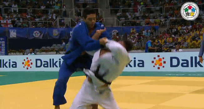 GIFs from the 2013 judo world championships in Rio Gonzalez-vs-gwak