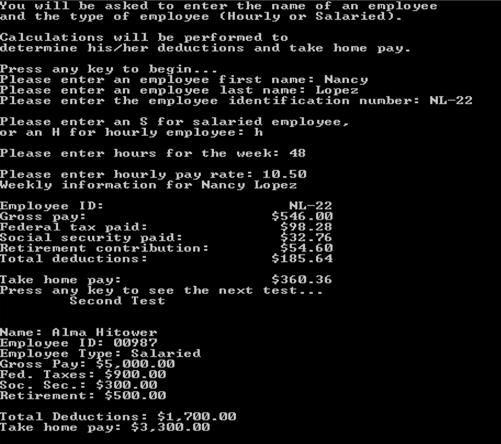 write-a-c-program-that-calculates-the-take-home-pay-chegg