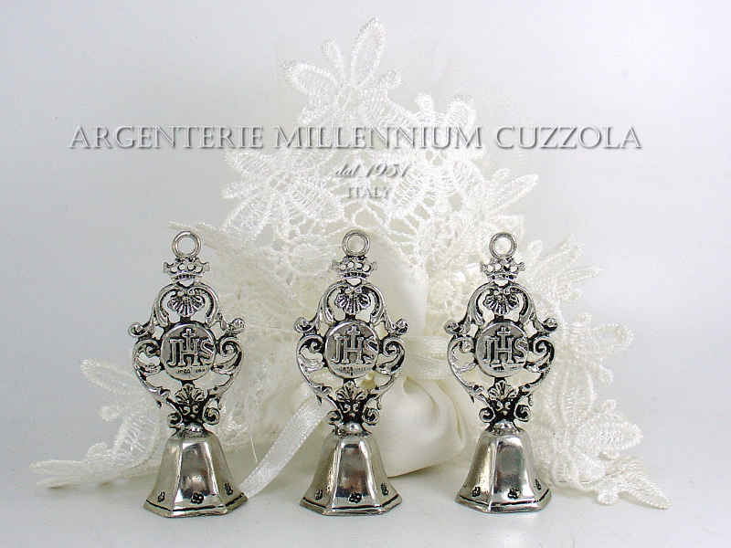 Bomboniere In Argento Per Comunione Bomboniere Comunione CAMPANELLA ARGENTO OSTIA SILVER BELLS CAMPANA